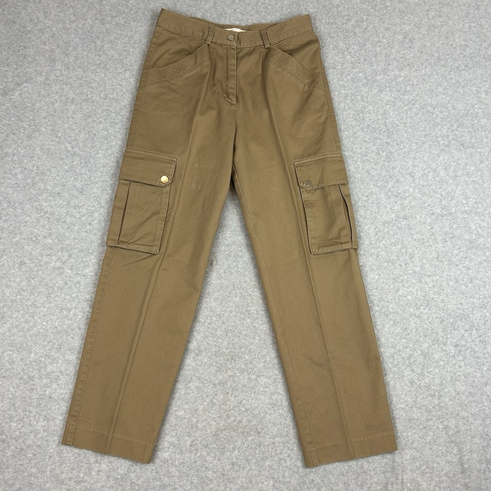 Maje Pelpha Cargo-Style Pants in Camel Womens Size 36 Khaki
